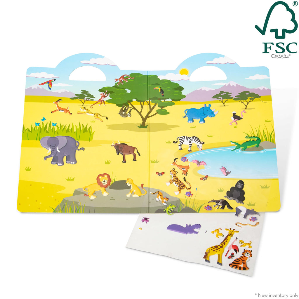 Puffy Sticker Play Set - Safari