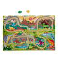 Dinosaur Adventure Tracks Floor Puzzle – 48 Pieces + 2 Wind-Up Dinosaurs