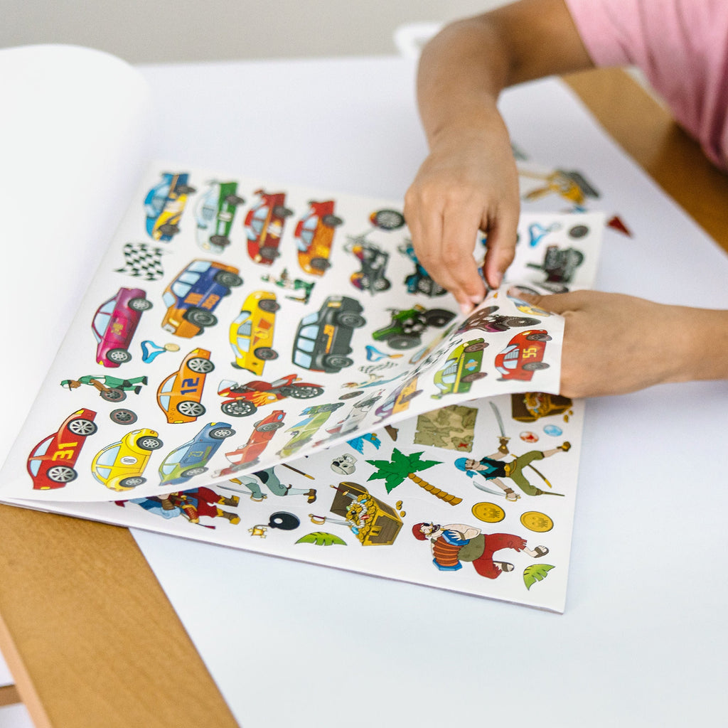 Sticker Collection - Dinosaurs, Vehicles, Space, and More
