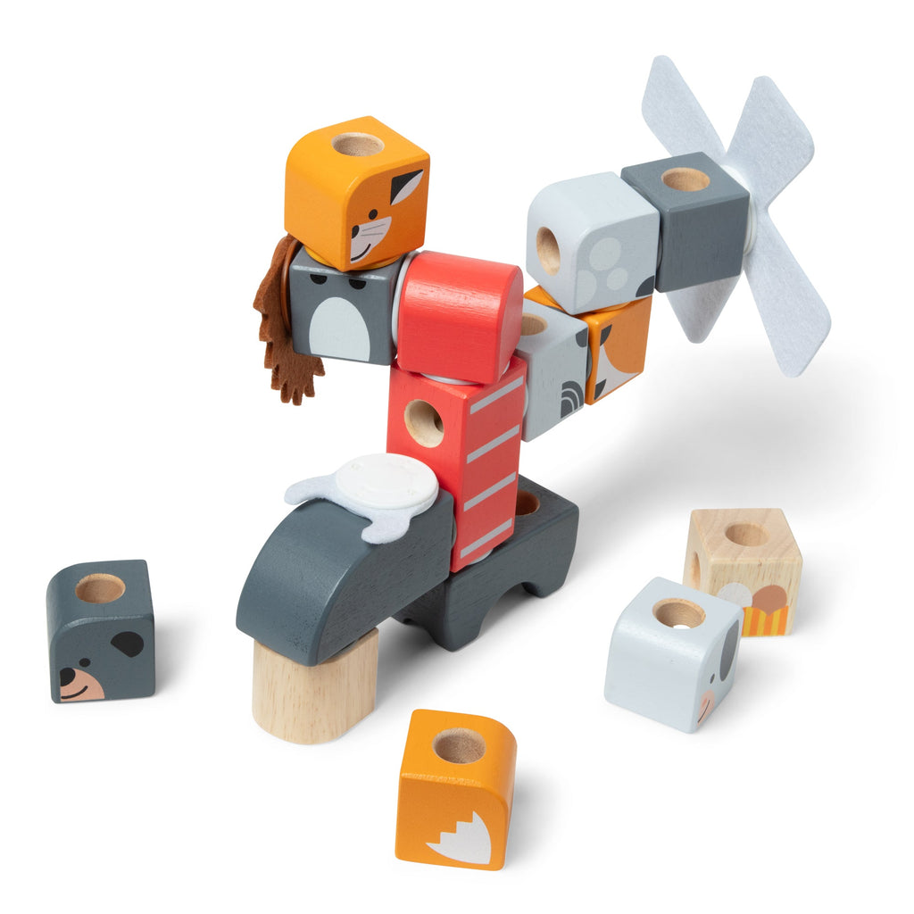 Blockables™ Play Sets Farm Friends and Woodland Friends 2-Pack Bundle