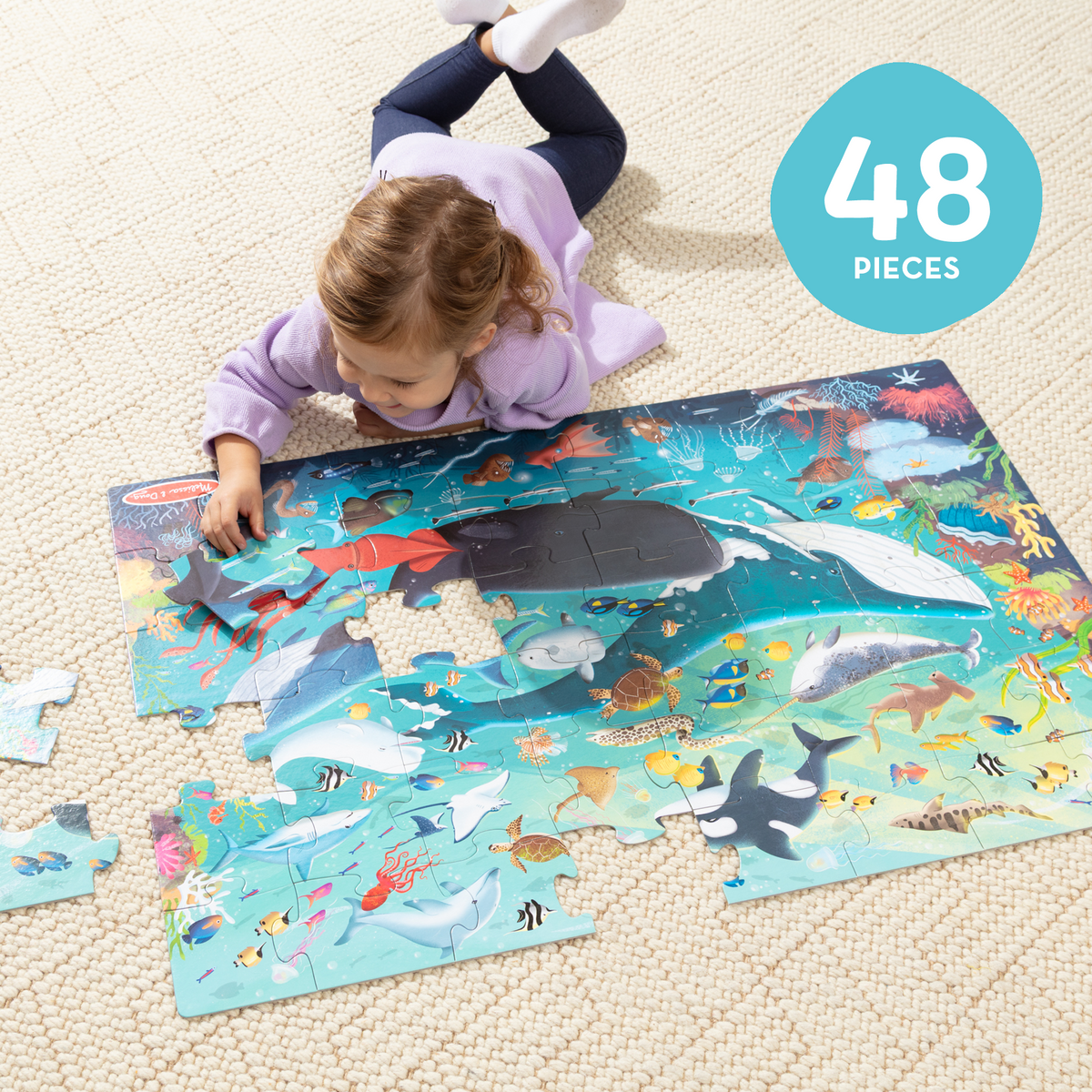 Underwater Floor Puzzle - 48 Pieces