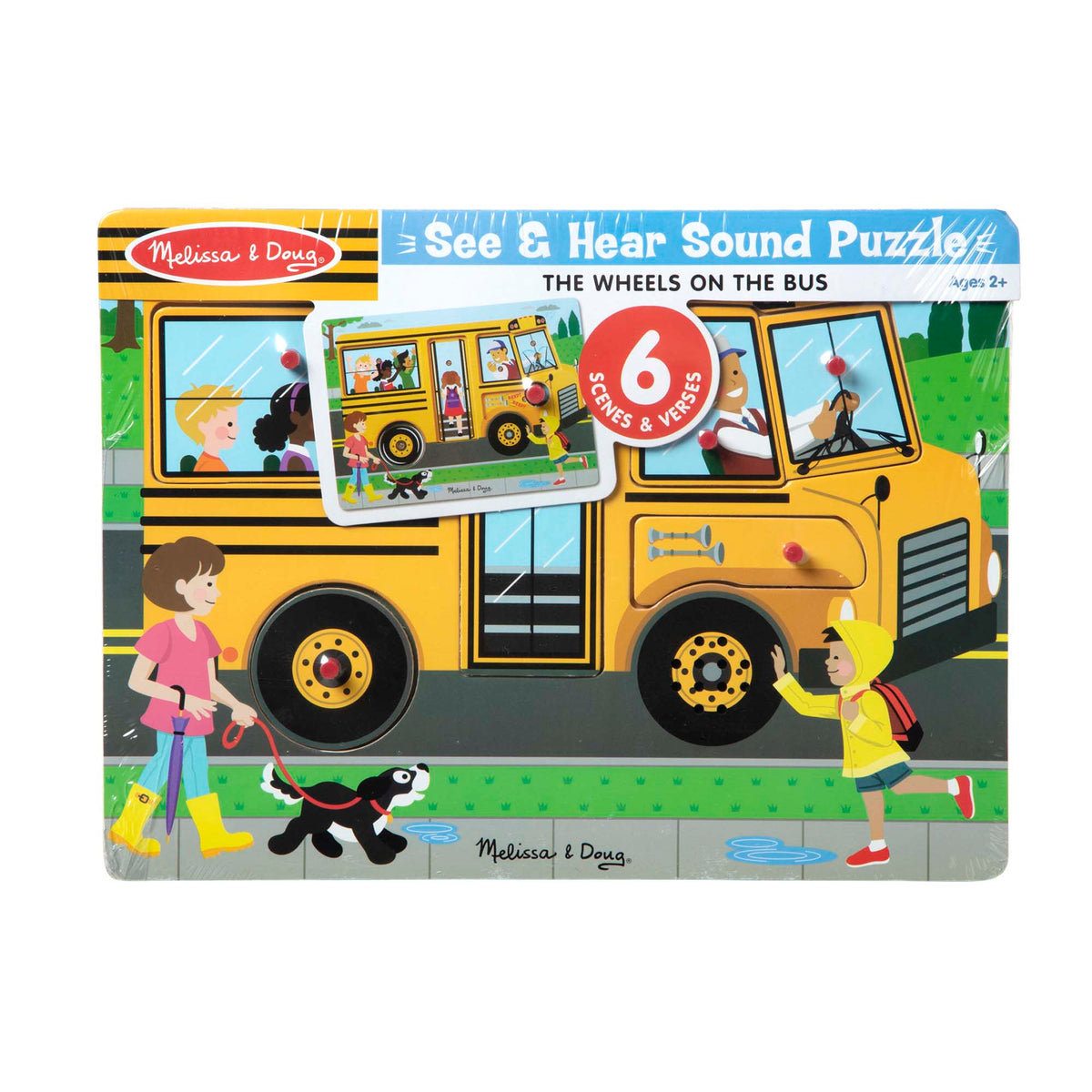 The Wheels on the Bus Song Puzzle - 6 Pieces