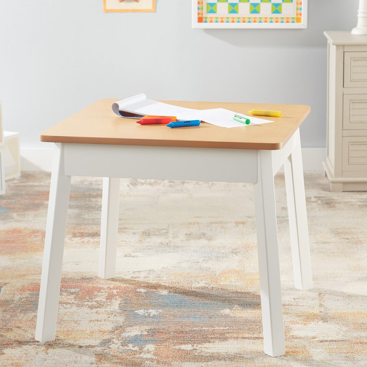 Wooden Square Table