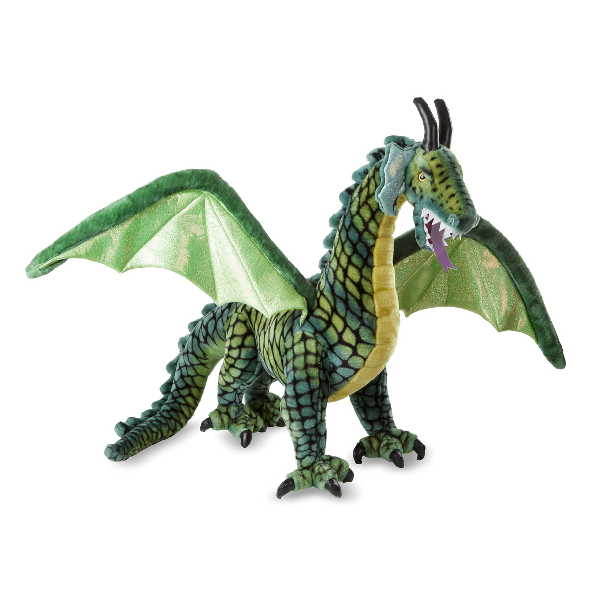 Winged Dragon Lifelike Plush Stuffed Animal
