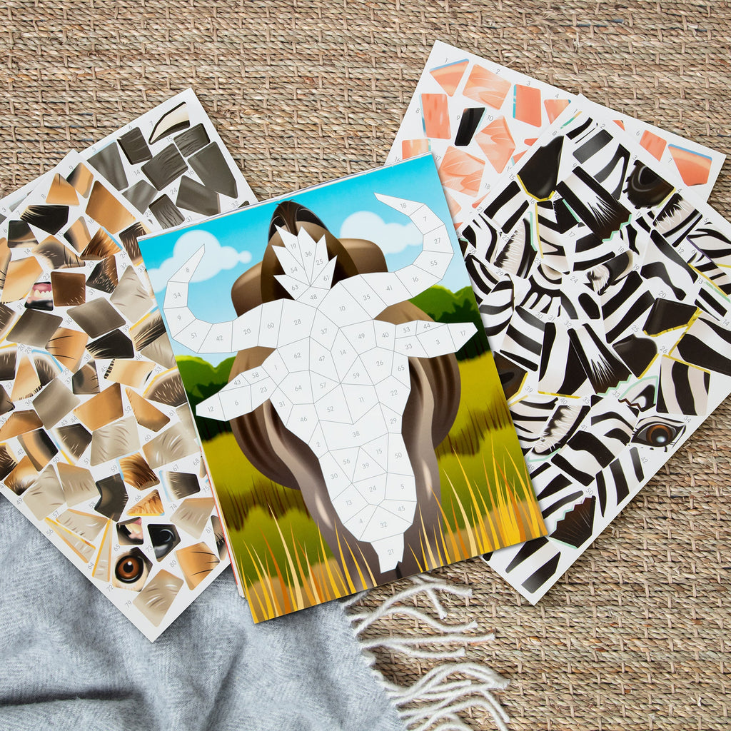 Mosaic Sticker Pad - Safari