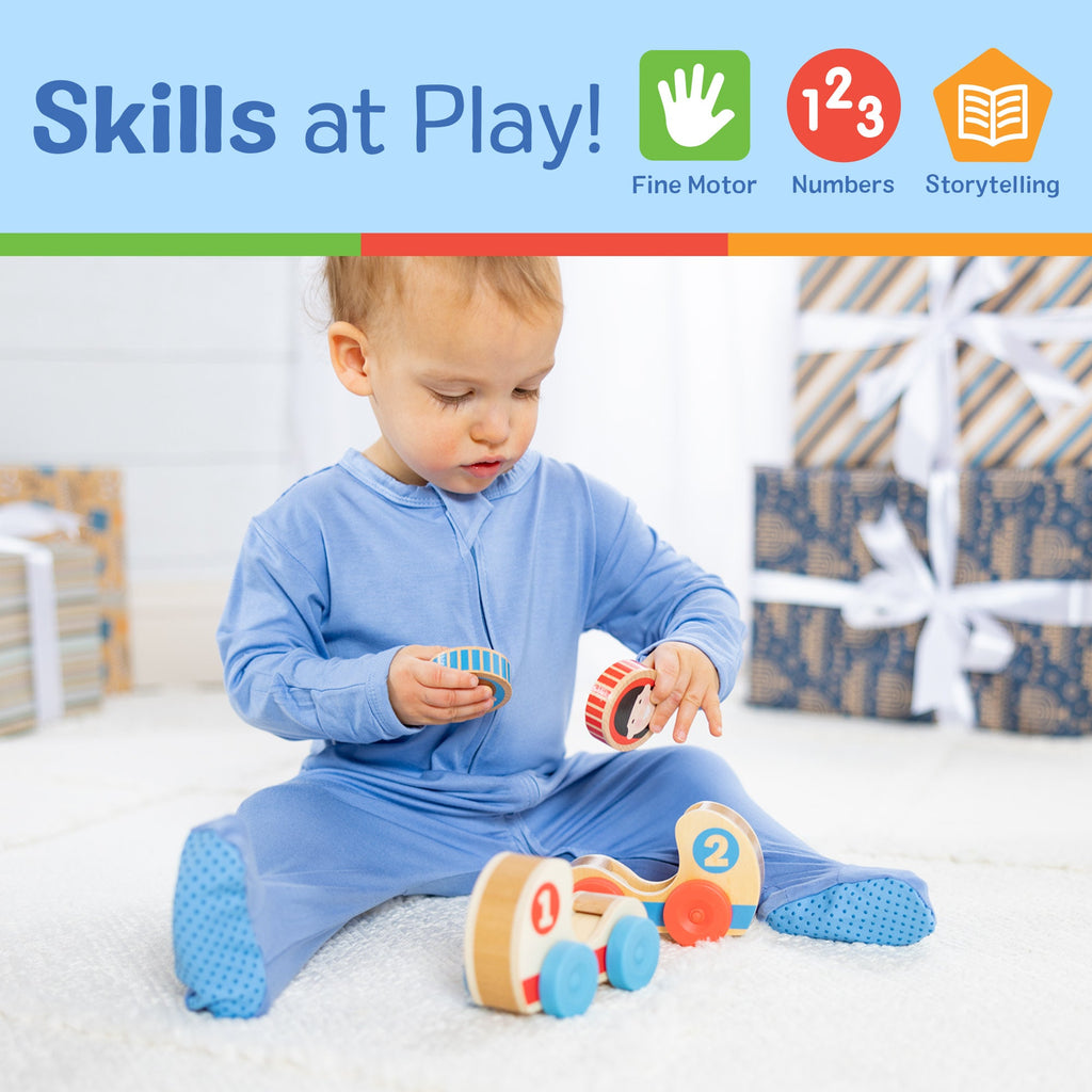 GO Tots Wooden Race Cars