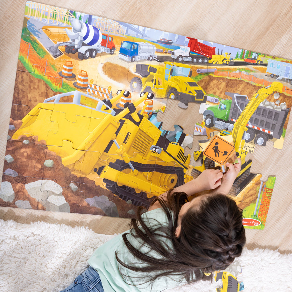 Building Site Floor Puzzle - 48 Pieces