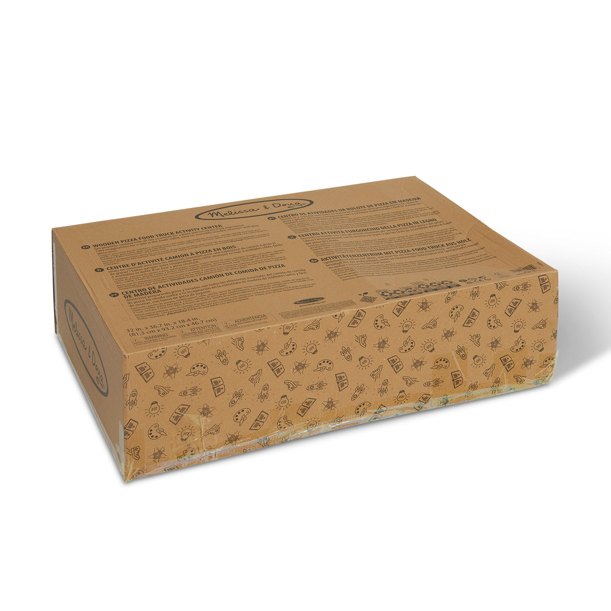 Wooden Pizza Food Truck Activity Center