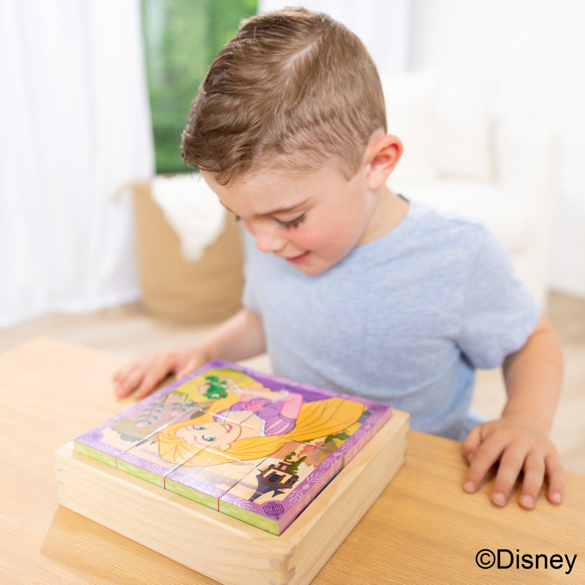 Disney Princess Wooden Cube Puzzle