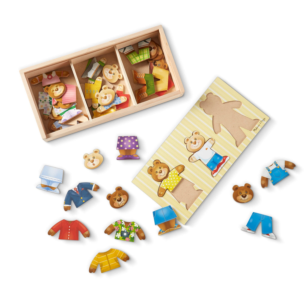 Bear Family Dress-Up Puzzle - 45 Pieces