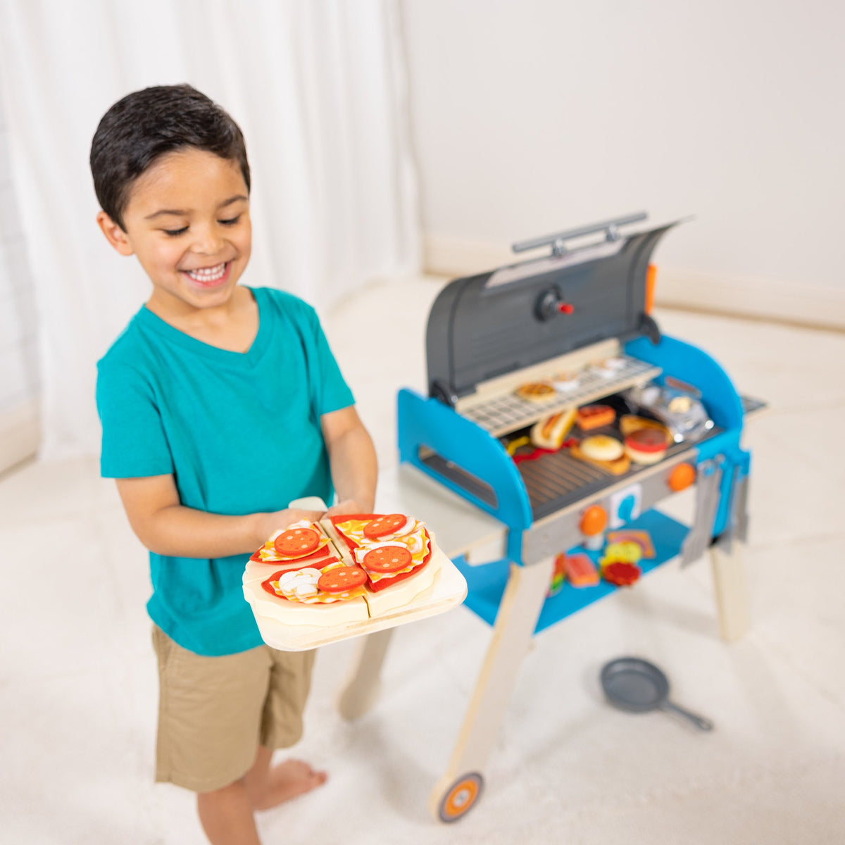 Deluxe Grill & Pizza Oven Play Set