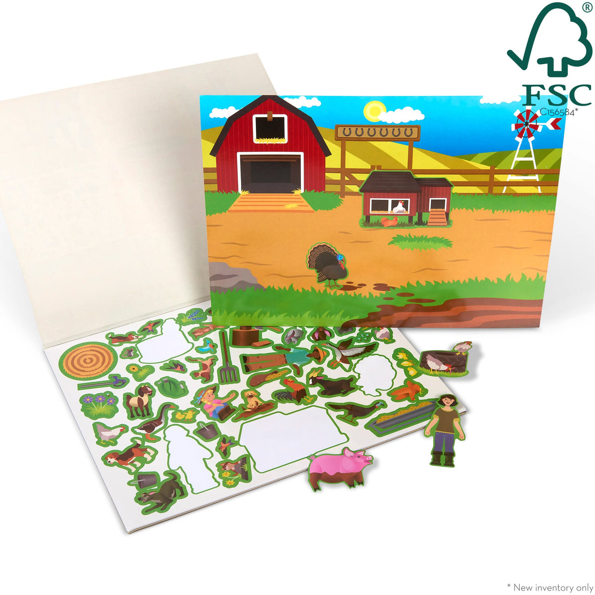 Reusable Sticker Pad - Farm