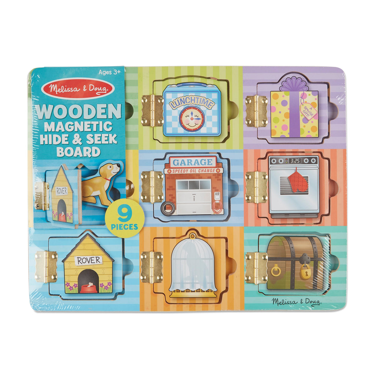 Wooden Magnetic Hide & Seek Board