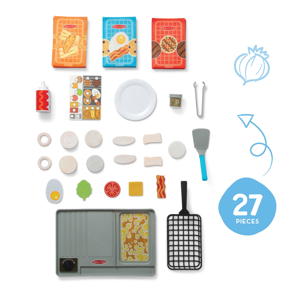 Flip & Fry Grill Play Set with Color Changing Water WOW!