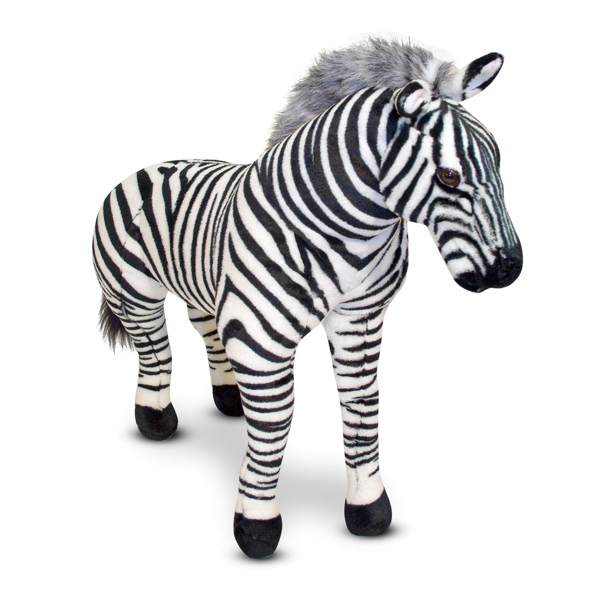 Zebra Lifelike Plush Stuffed Animal