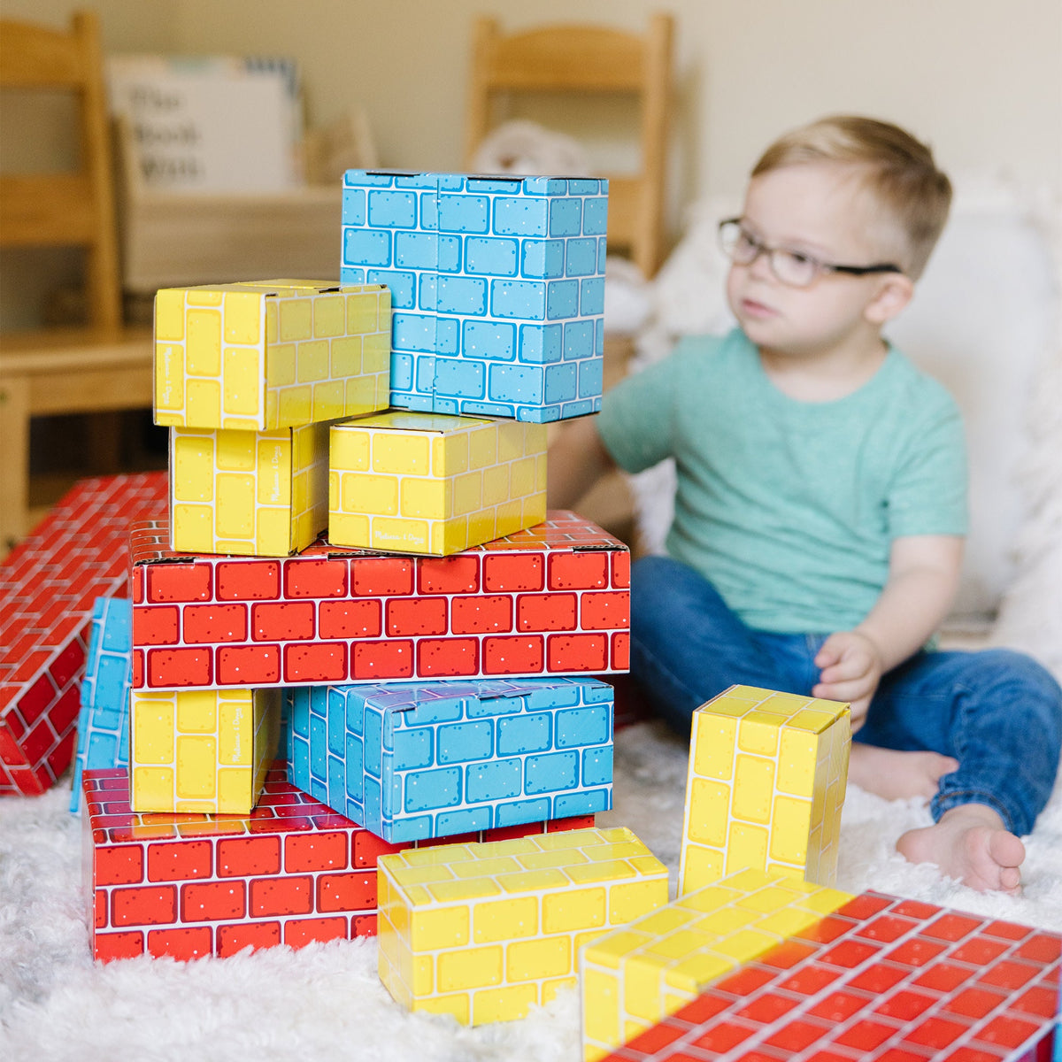 Jumbo Cardboard Blocks - 24 Pieces