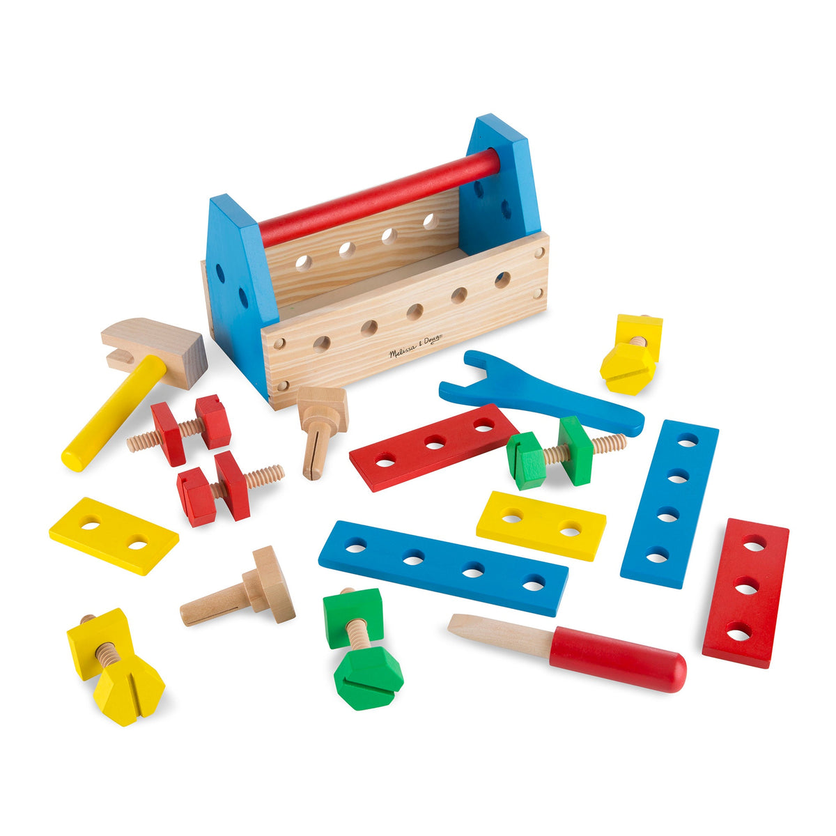 Wooden Take-Along Tool Kit