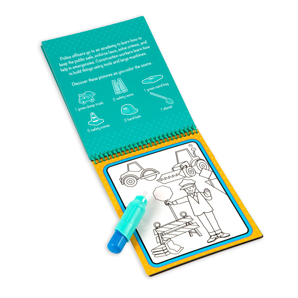 Water Wow! Occupations - Water Reveal Pad On the Go Travel Activity