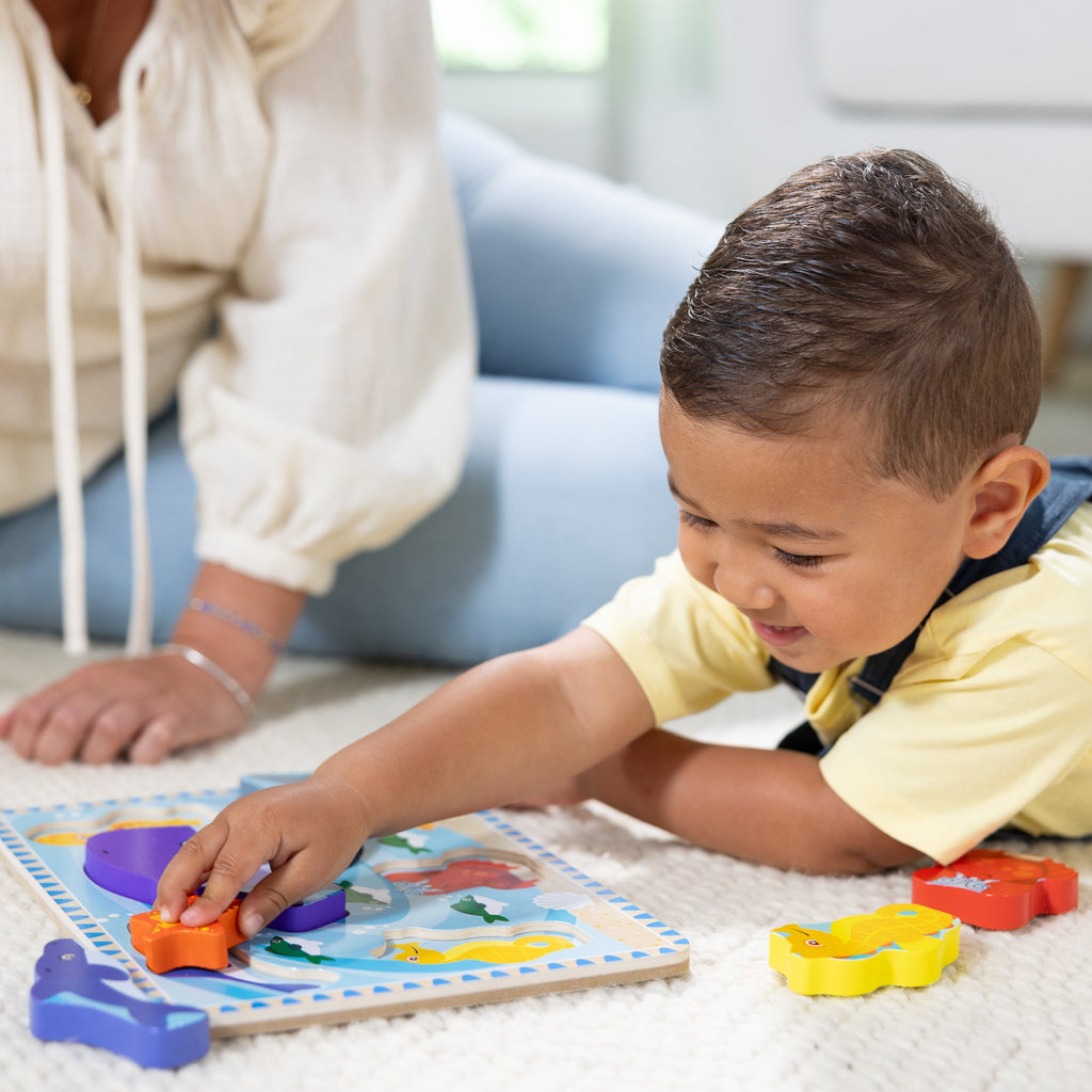 Sea Creatures Chunky Puzzle - 7 Pieces