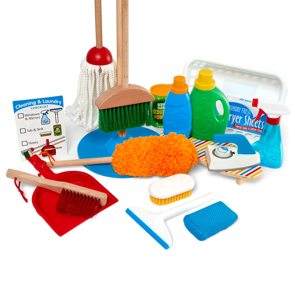 Deluxe Cleaning & Laundry Play Set