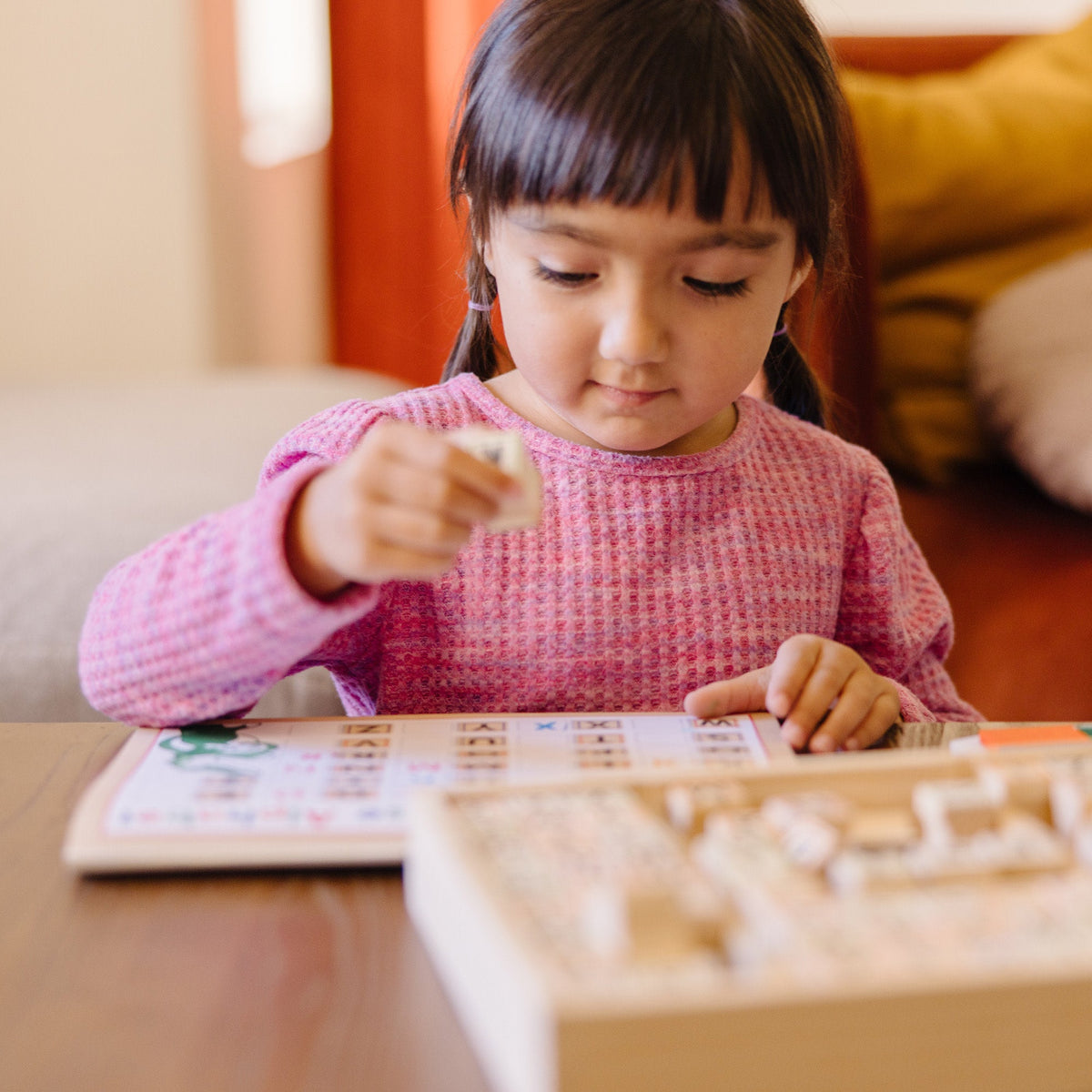Deluxe Wooden Stamp Set - ABCs 123s