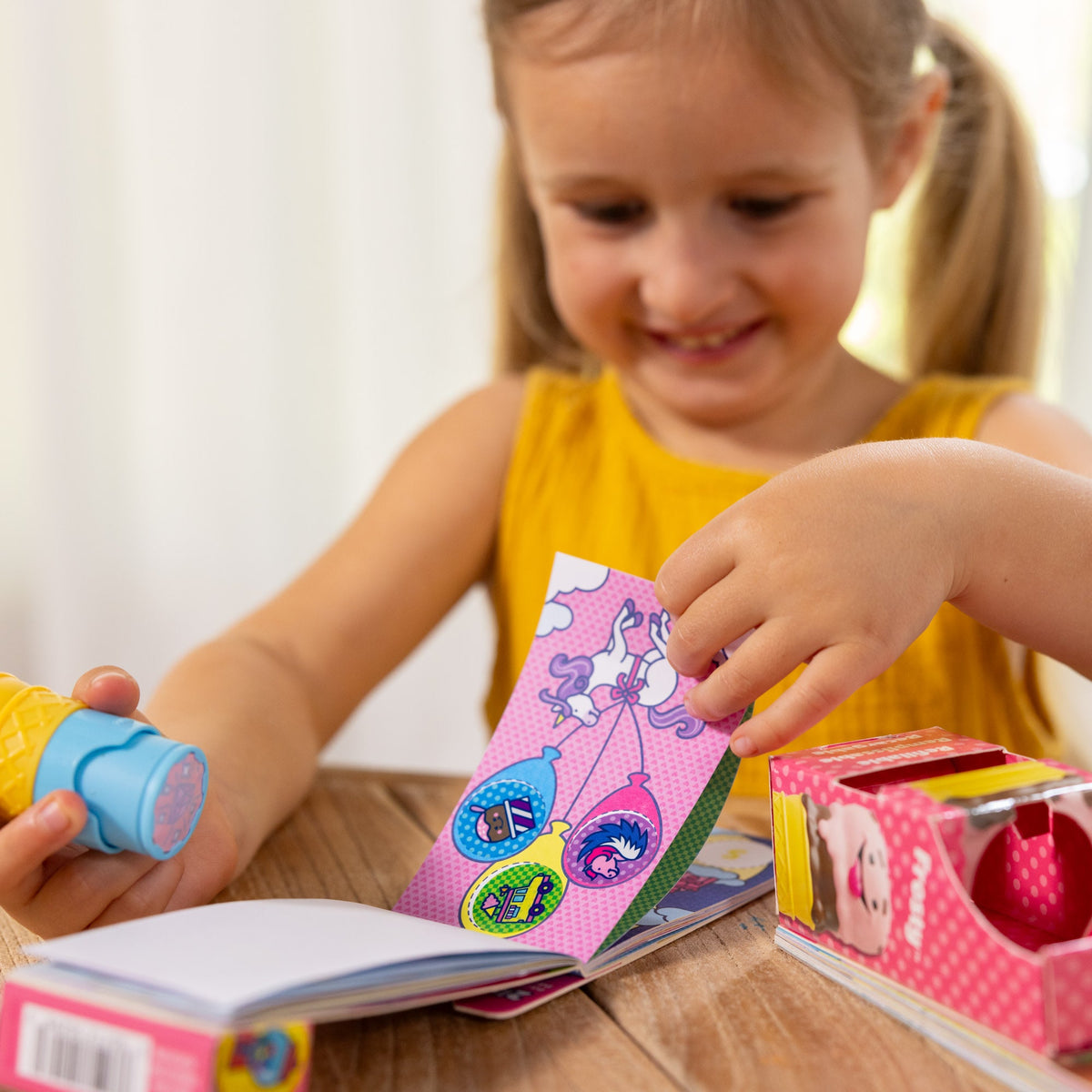 Sticker WOW!™ Ice Cream Bundle: Activity Pad & Sticker Stamper + Mini Activity Pad and 200 Refill Stickers