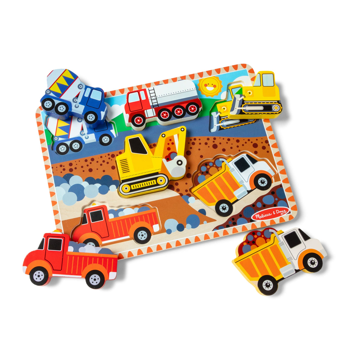 Construction Chunky Puzzle - 6 Pieces
