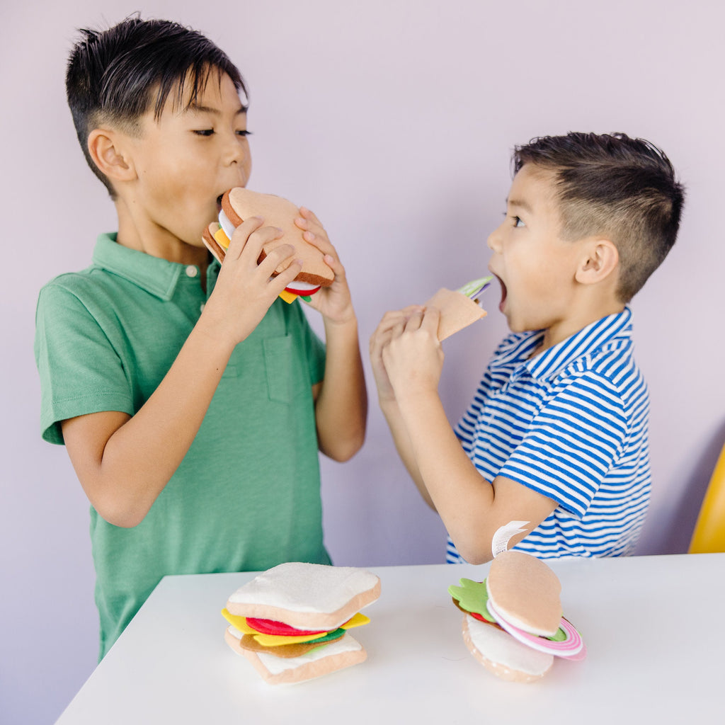 Felt Food Sandwich Play Set
