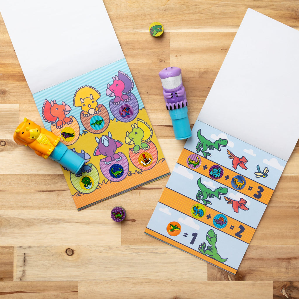 Sticker WOW!™ Activity Pad & Sticker Stamper Value Pack - Dinosaur
