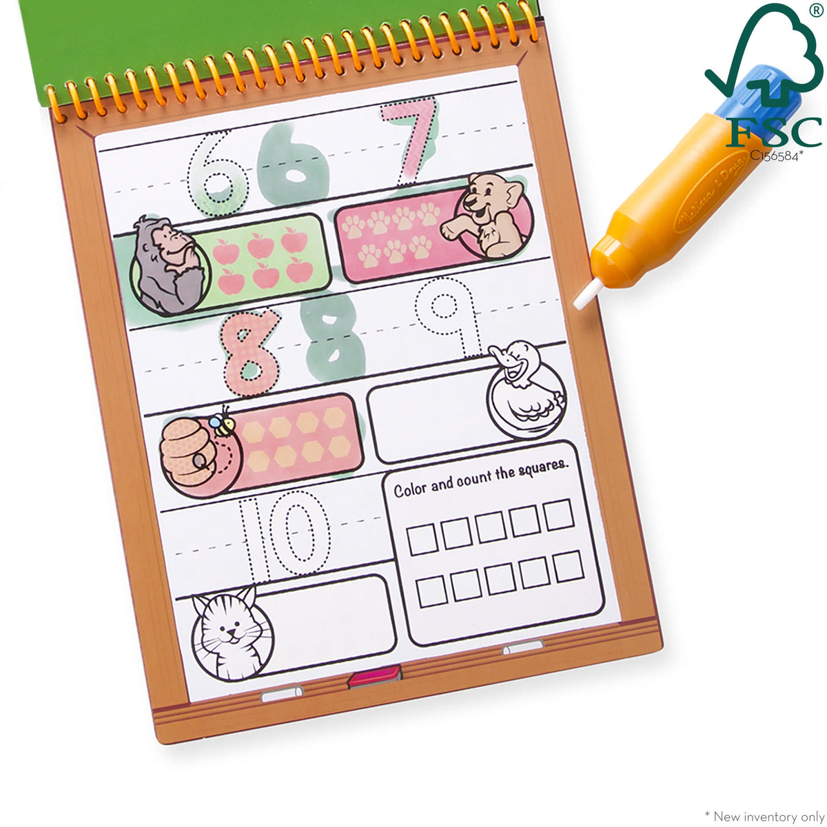 Water Wow! Water-Reveal Activity Pad - Numbers