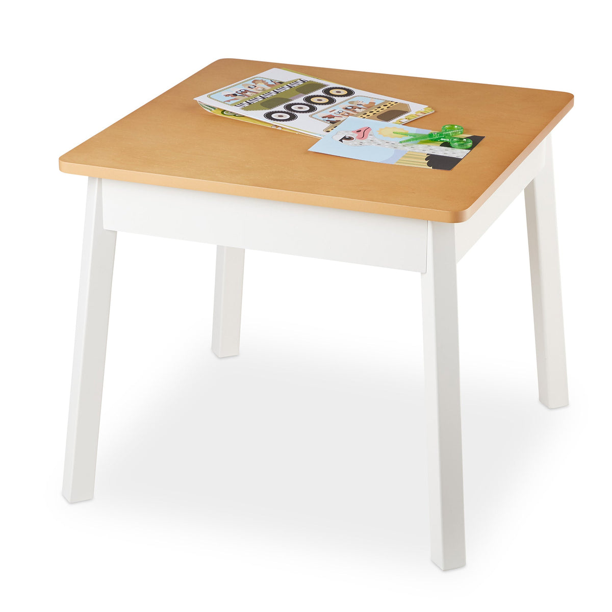 Wooden Square Table