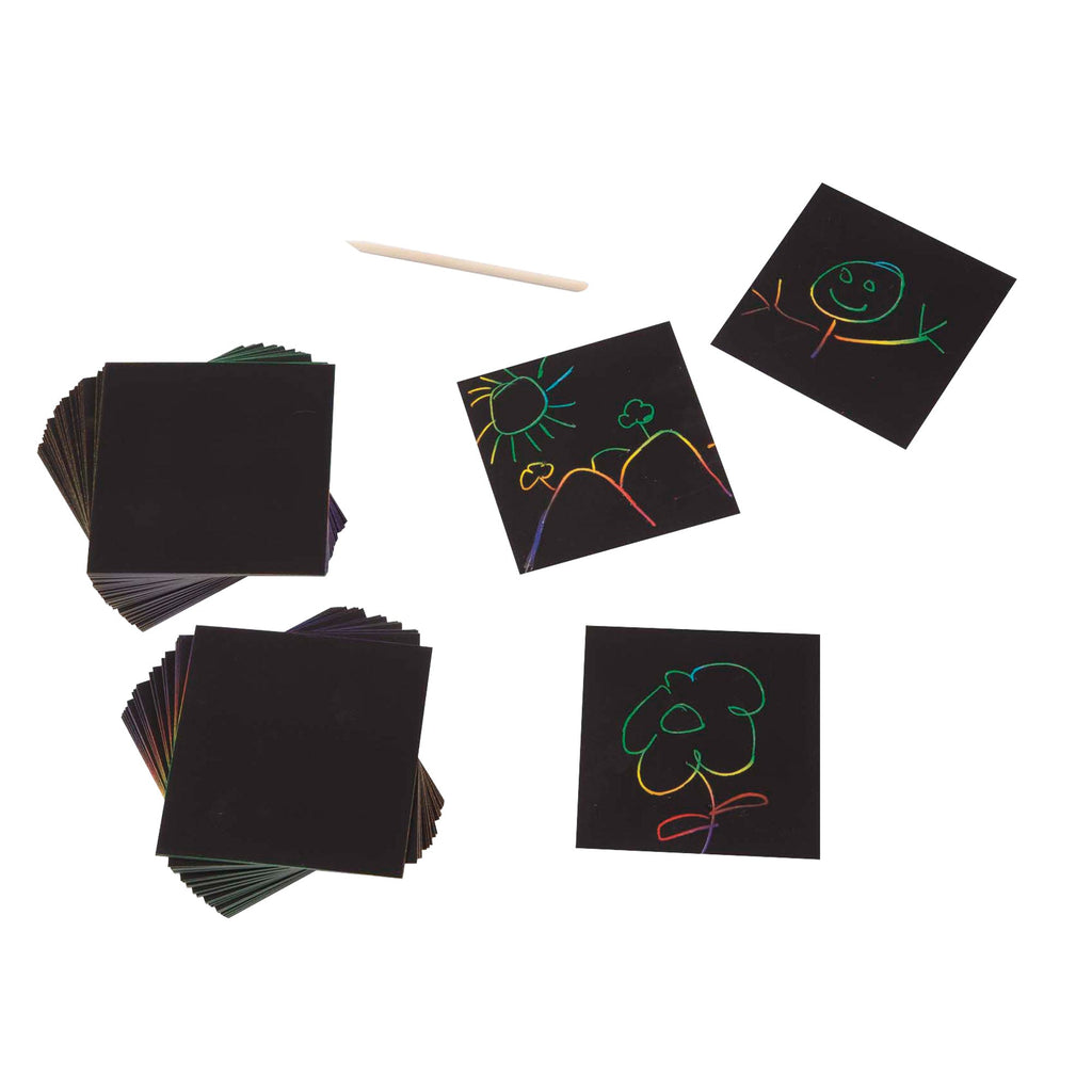 Scratch Art Rainbow Mini Notes _Box of 125