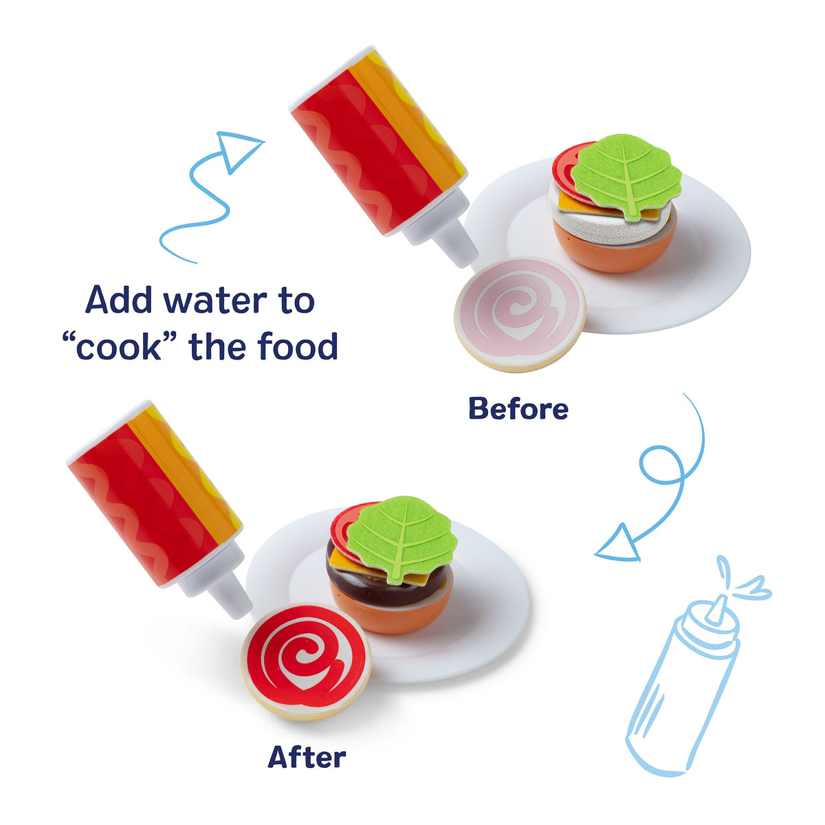 Flip & Fry Grill Play Set with Color Changing Water WOW!