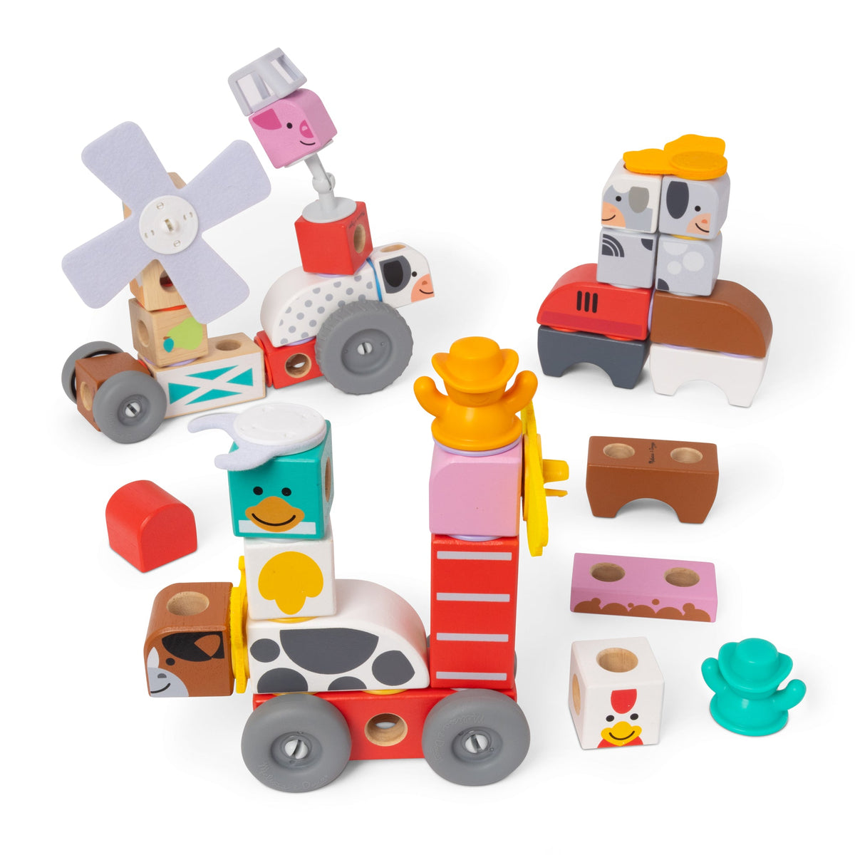 Blockables™ Play Sets Farm and Farm Friends 2-Pack Bundle
