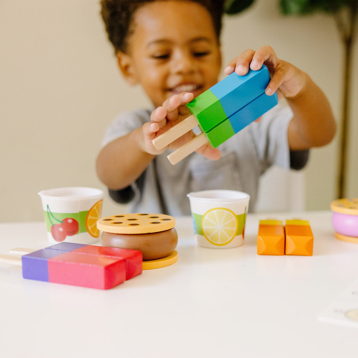 Wooden Frozen Treats Play Set