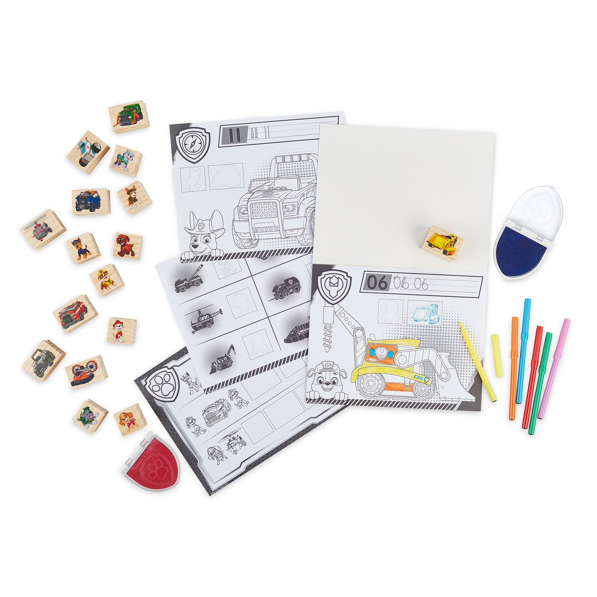 PAW Patrol Wooden Stamps Activity Set