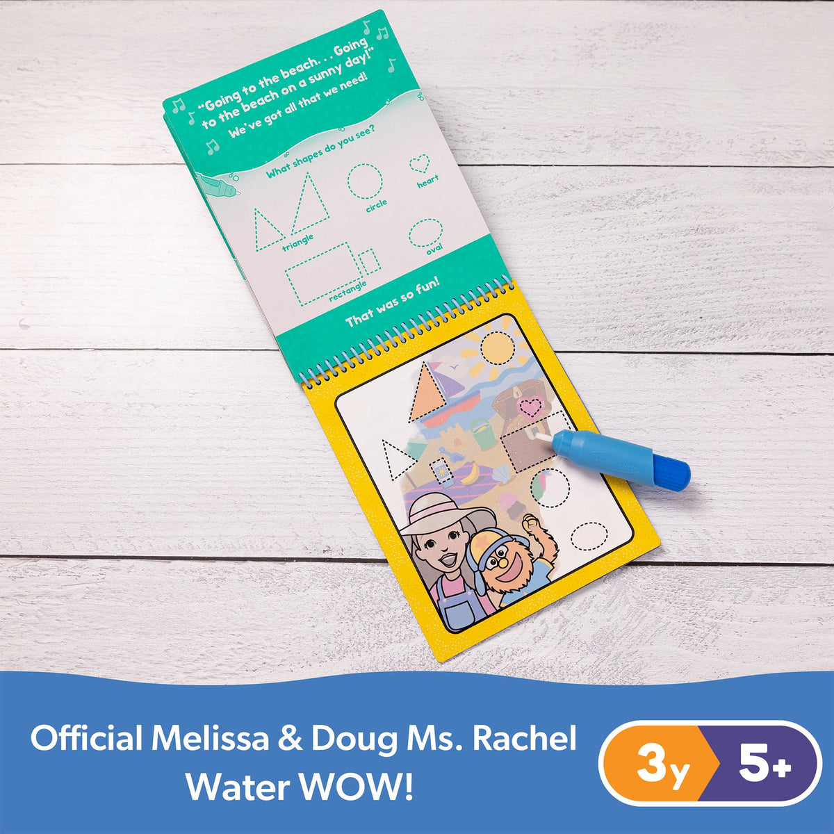 Ms. Rachel Water WOW! Color-Reveal Pad – Find & Count