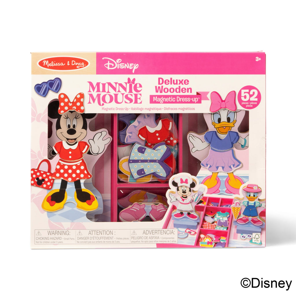 Disney Minnie & Daisy Deluxe Wooden Magnetic Dress-Up