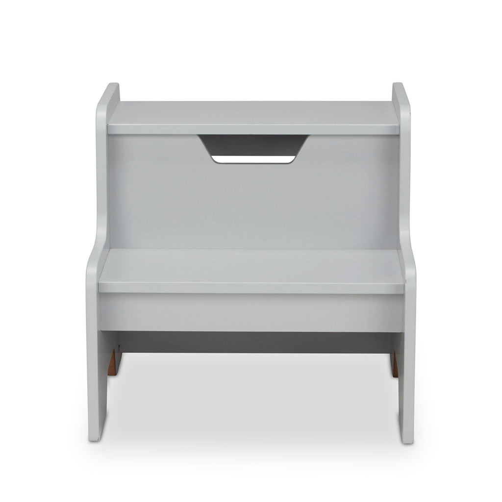 Wooden Step Stool – Gray