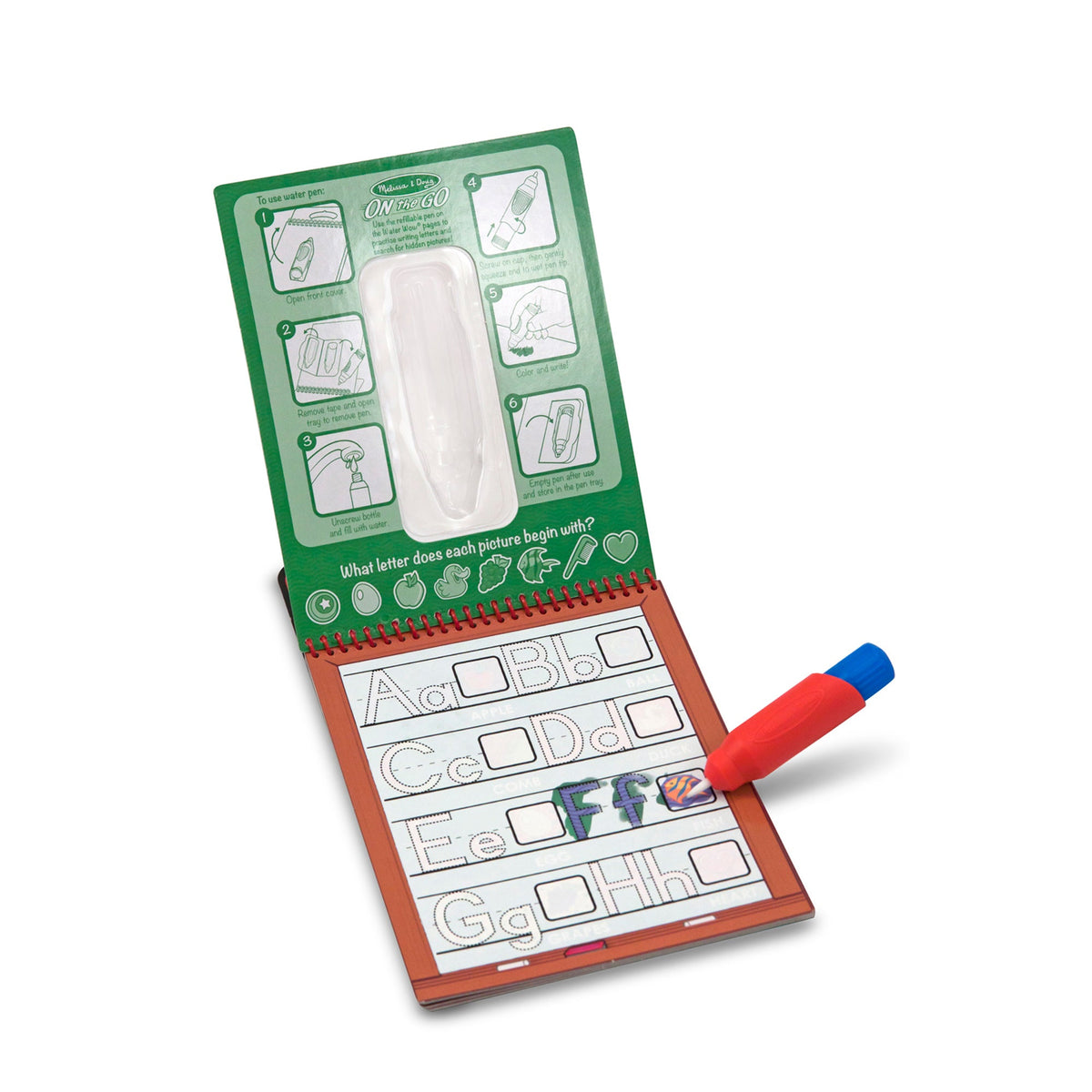 Water Wow! Water-Reveal Activity Pad - Alphabet