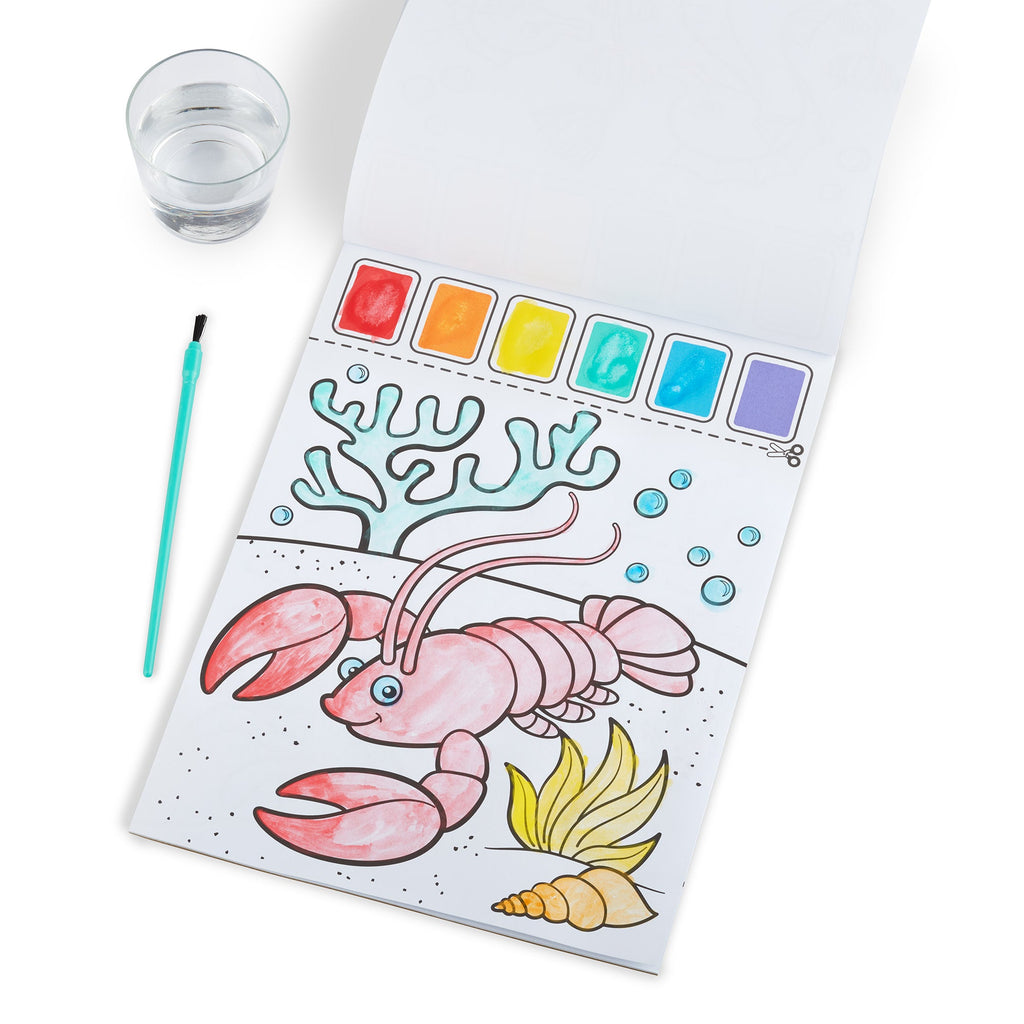 Paint With Water Activity Book - Ocean