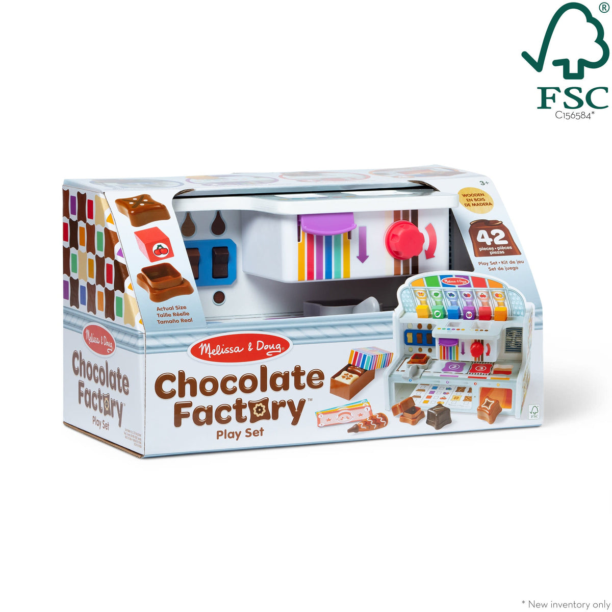 Wooden Chocolate Factory Play Set