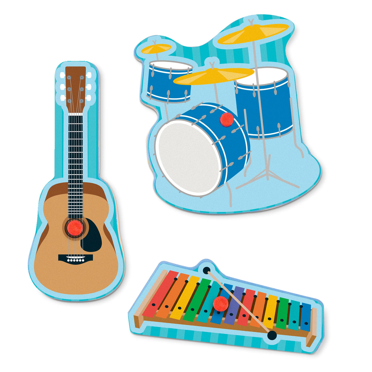 Musical Instruments Sound Puzzle - 8 Pieces