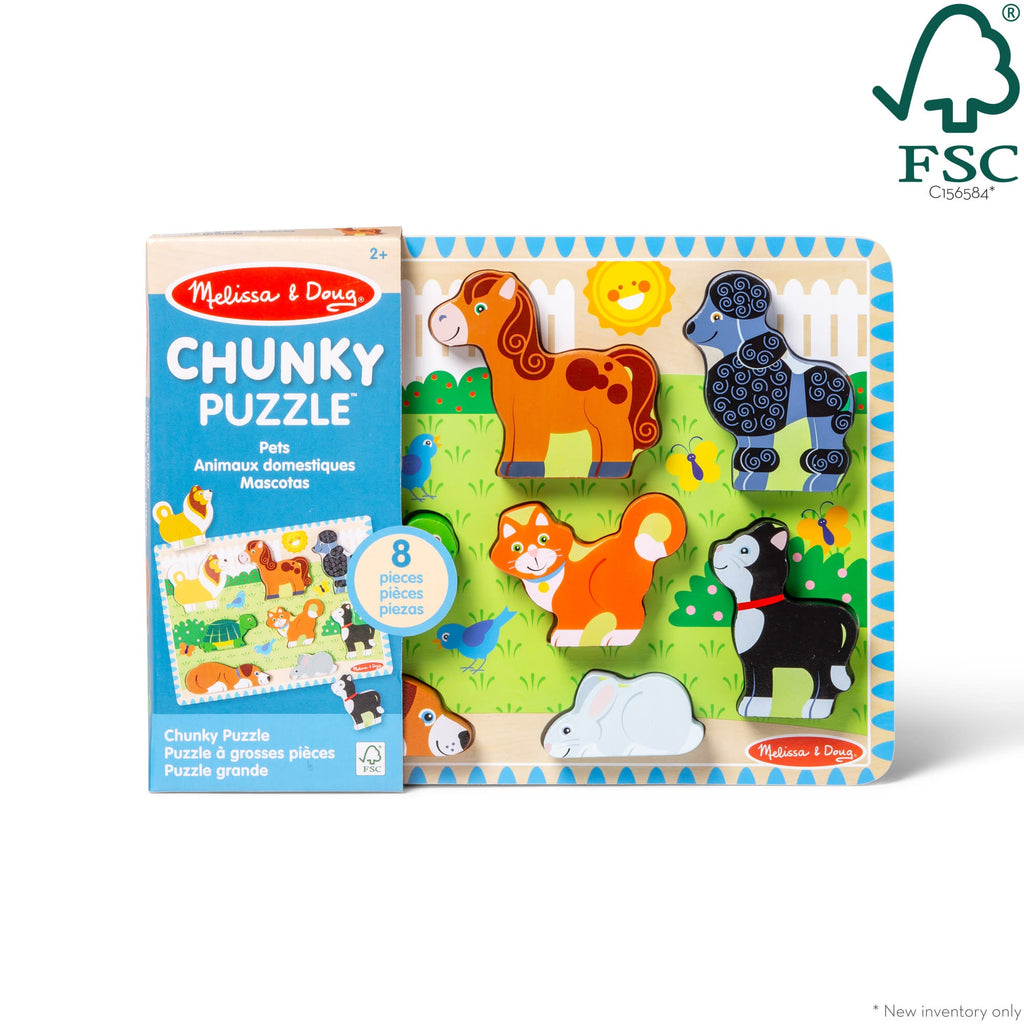 Pets Chunky Puzzle - 8 Pieces
