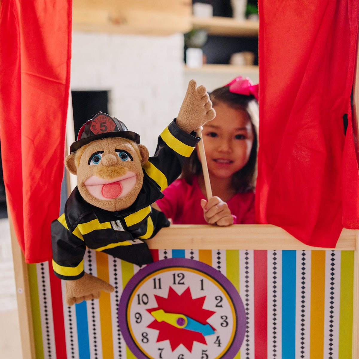 Wooden Deluxe Puppet Theater