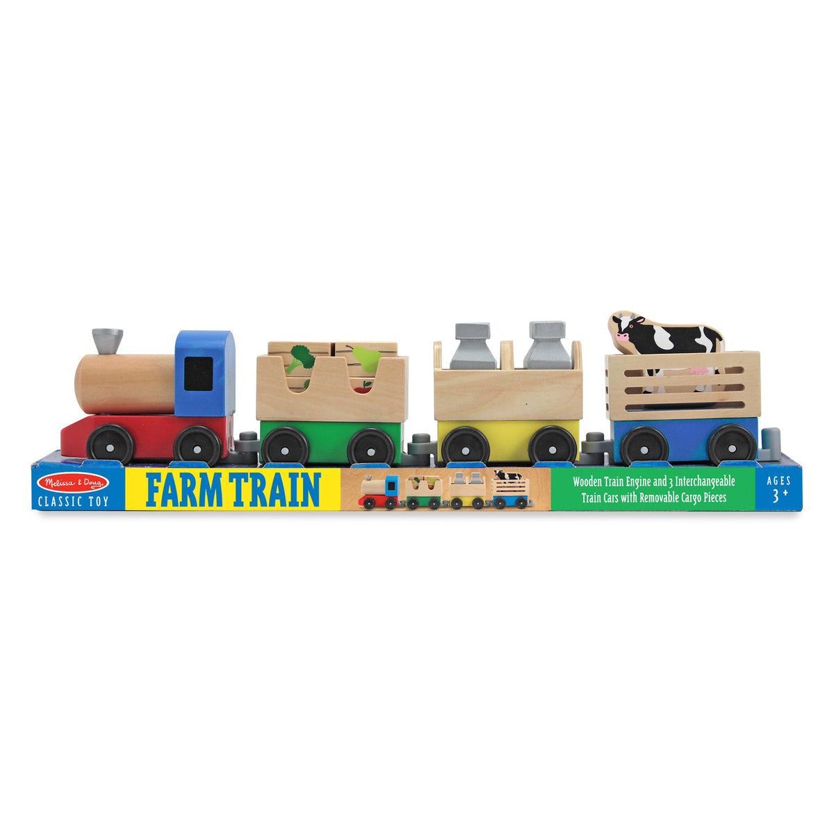 Wooden Farm Train