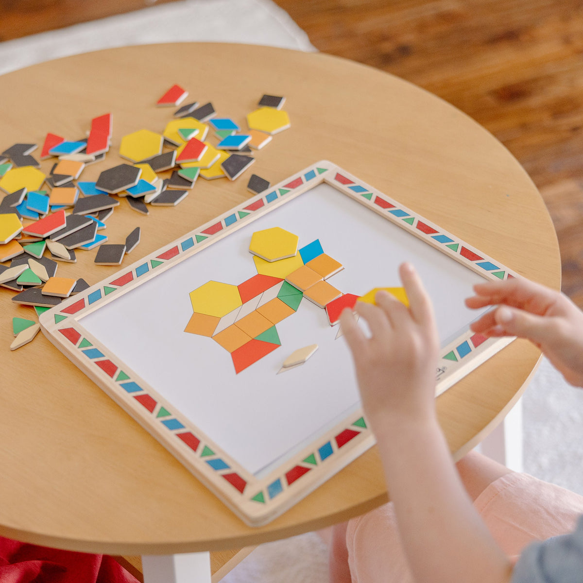 Wooden Magnetic Pattern Block Kit