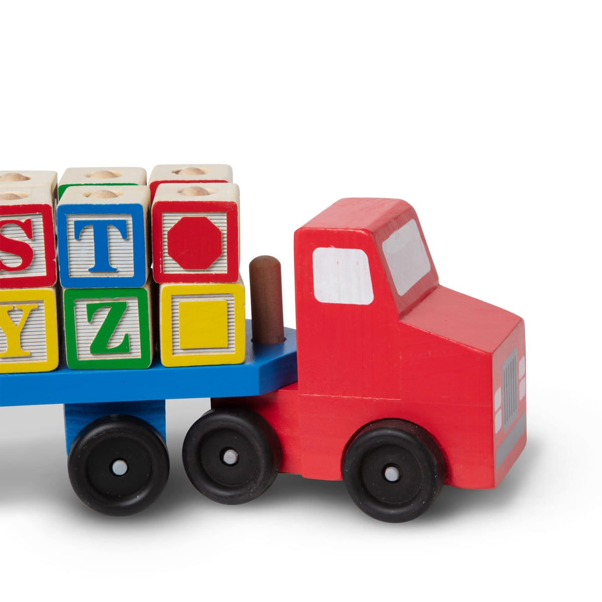 Alphabet Blocks Wooden Truck