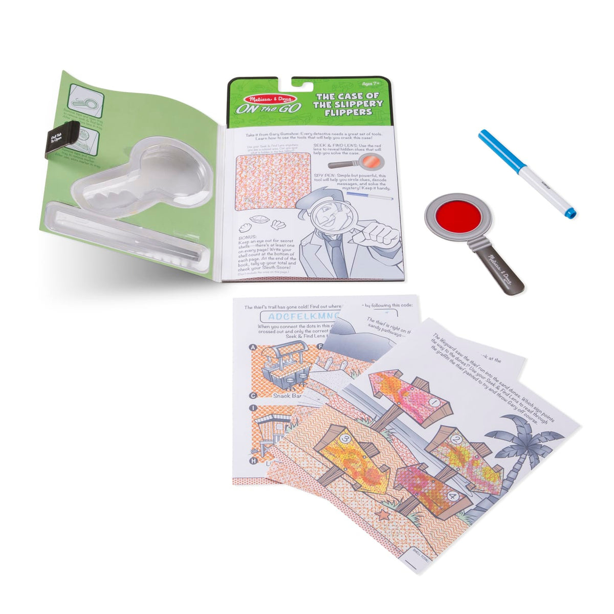 Secret Decoder Set - Case of the Slippery Flippers
