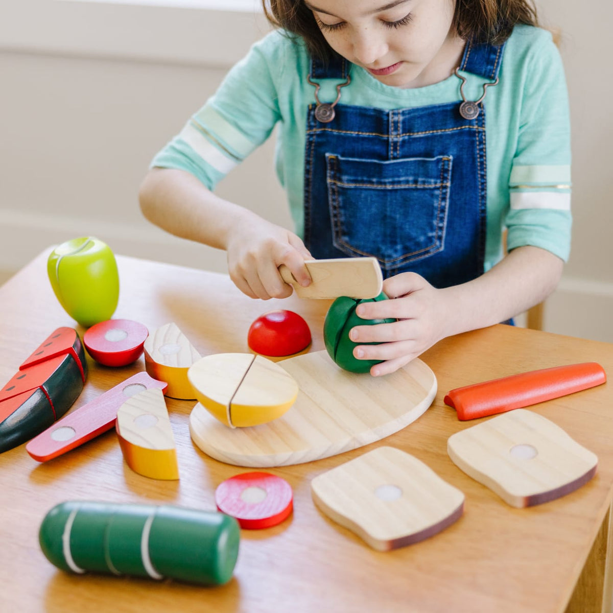 Cutting Food - Wooden Play Food